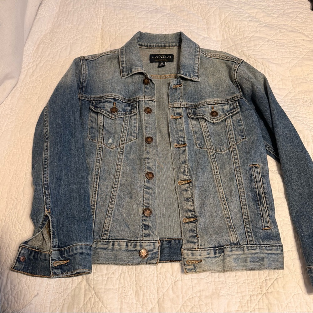 Lucky Brand Women's Light Blue Jean Jacket